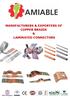 MANUFACTURERS & EXPORTERS OF COPPER BRAIDS & LAMINATED CONNECTORS