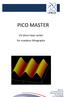 PICO MASTER. UV direct laser writer for maskless lithography