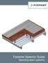 Fastener Selector Guide Standing seam systems