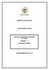 MINISTRY OF EDUCATION JUNIOR PRIMARY PHASE RELIGIOUS AND MORAL EDUCATION SYLLABUS GRADES 1-3 AFRIKAANS VERSION