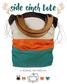 side cinch tote a sewing pattern by