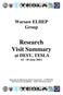 Warsaw ELHEP Group Research Visit Summary at DESY, TESLA June 2003