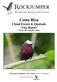 Costa Rica Cloud Forest & Quetzals Trip Report 12 th to 26 th October 2016