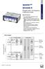 MX460B-R. Rugged pulse and frequency measuring module. Data sheet. Special features. Block diagram