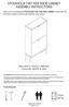 STOCKHOLM TWO TIER SHOE CABINET ASSEMBLY INSTRUCTIONS