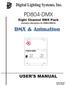 Digital Lighting Systems, Inc. PD804-DMX. Eight Channel DMX Pack. (includes information for PD804-DMX-S) USER'S MANUAL. PD804-DMX-UM Rev.