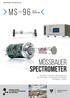 Mössbauer ~ Spectrometer. Following to our long-term experiences, we offer complete Mössbauer spectroscopy instrumental support