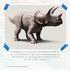 Triceratops was a really big dinosaur that had three horns (that s what