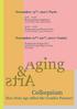 Aging & Arts (AaA) HOW DOES AGE AFFECT THE CREATIVE PROCESS?