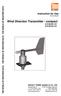 Wind Direction Transmitter - compact