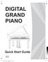 DIGITAL GRAND PIANO Quick Start Guide