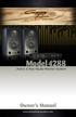 Model Owner s Manual. Active 3-Way Studio Monitor System.