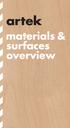 materials & surfaces overview