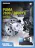 PUMA 2100 / 2600YⅡ series