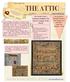 THE ATTIC. The Scarlet Letter s Elizabeth Sheffield 1784 March s Sampler of the Month