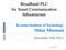 Broadband PLC for Smart Communication Infrastructure