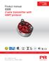 Product manual wire transmitter with HART protocol