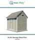 HowtoPlans..org. 8'x10' Storage Shed Plan