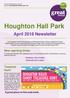 Houghton Hall Park. April 2018 Newsletter