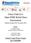 Chess Club Live. Open FIDE Rated Chess Tournament