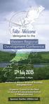 delegates to the Western Regional Development Conference Assemble: 1.30pm Northern & Western Regional Assembly, Ballaghaderreen