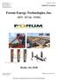 Forum Energy Technologies, Inc.