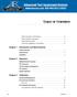 TABLE OF CONTENTS. Product Overview... 1 Specifications Installation... 4