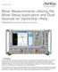 Mixer Measurements utilizing the Mixer Setup Application and Dual Sources on VectorStar VNAs