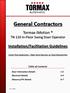 General Contractors. Installation/Facilitation Guidelines. TN 110 In-Floor Swing Door Operator. Table of Contents