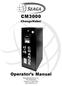CM3000. Operator s Manual. ChangeMaker. Seaga Manufacturing, Inc. 700 Seaga Drive Freeport, IL USA