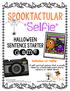 Selfie. SPOOKTactular. Game. halloween sentence starter. Definition of Selfie