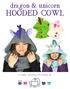 dragon & unicorn hooded cowl a free sewing pattern by