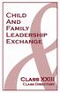 Child And Family Leadership Exchange