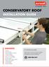 CONSERVATORY ROOF INSTALLATION GUIDE Issue