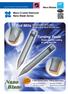 End Mills. Mono Crystal Diamond Nano Blade Series. Nano Blades. Ball End Mill R 0,1 mm ~ Square End Mills Ø 0,05 mm ~ SOLUTIONS FOR INDUSTRIES VOL.