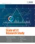 State of IT Research Study