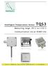 Intelligent Temperature Sensor TQS3. Measuring range -55 C to +125 C. Communication via an RS485 link