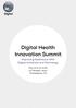 ie. Digital Health Innovation Summit Digital Improving Healthcare With Digital Initiatives and Technology