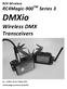 DMXio Wireless DMX Transceivers