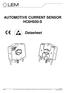 AUTOMOTIVE CURRENT SENSOR HC6H500-S. Datasheet