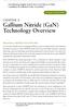 Gallium Nitride (GaN) Technology Overview