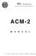 ACM-2. RDL P.O. Box 1286 Carpinteria, CA., USA (805) FAX (805)