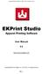Copyright EUKON Digital, Inc All rights reserved. EKPrint Studio. Apparel Printing Software. User Manual