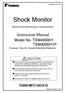 Shock Monitor. Model No.:TSM4000H1 TSM4000H1P CAUTION