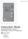 Instruction Book. HI/Beckwith M-2001C (Base-T) Tap Changer Control For Transformers. Howard Industries Utility Products Division