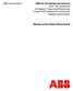 ABB AC Brushless Servodrives Manual of the Safety Relay Board