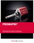 PRISMAPRO. The latest generation of compact mass spectrometers. Modular design. Powerful software. Low detection limit.