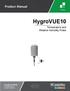 HygroVUE10. Temperature and Relative Humidity Probe. Issued: 8/10/2018 Copyright 2018 Campbell Scientific