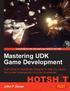 Mastering UDK Game Development Hotsh t