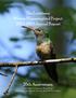 The Louisiana Winter Hummingbird Project Annual Report